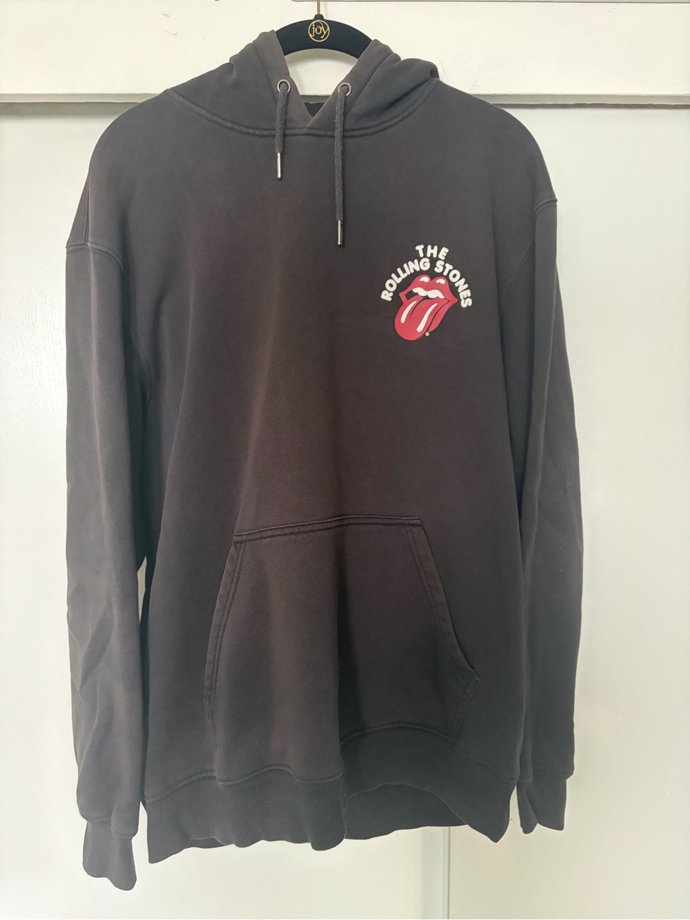H&M The Rolling Stones Black Graphic Hoodie - Men's Pullover Sweatshirt